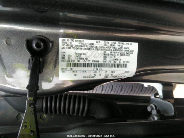 Photo 8 VIN: 1FADP3F2XDL249939 - FORD FOCUS 