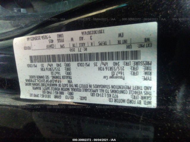 Photo 8 VIN: 1FADP3F2XDL278566 - FORD FOCUS 