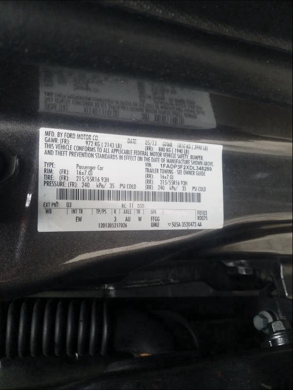 Photo 9 VIN: 1FADP3F2XDL348289 - FORD FOCUS SE 