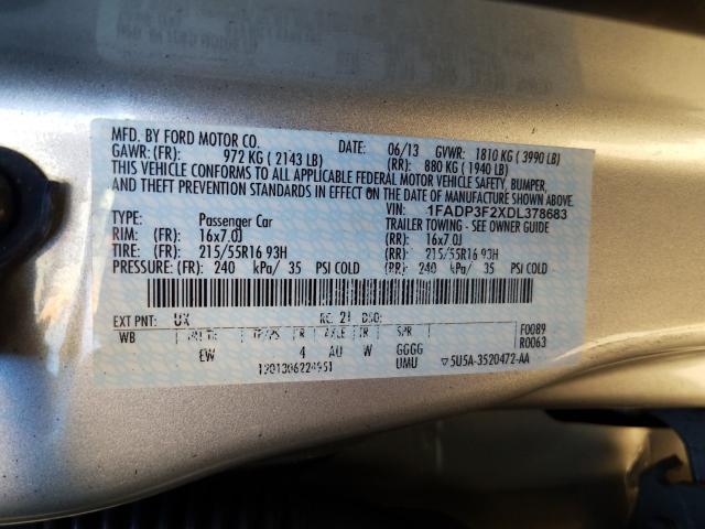 Photo 9 VIN: 1FADP3F2XDL378683 - FORD FOCUS SE 