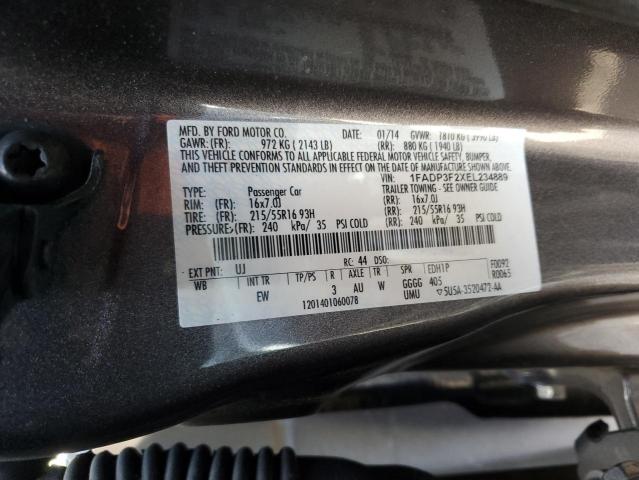 Photo 12 VIN: 1FADP3F2XEL234889 - FORD FOCUS SE 