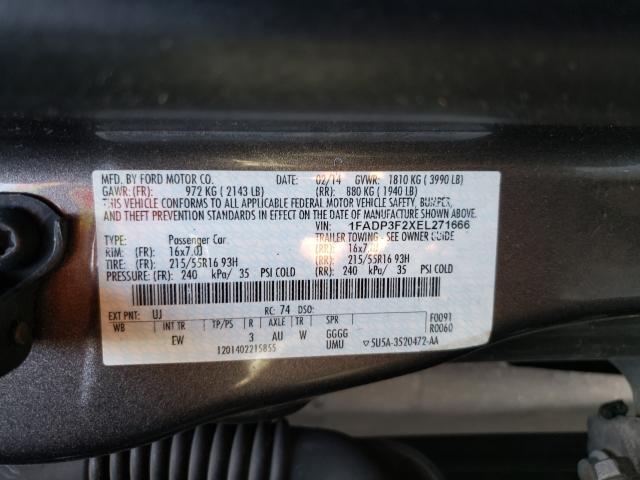 Photo 9 VIN: 1FADP3F2XEL271666 - FORD FOCUS SE 