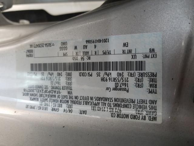 Photo 9 VIN: 1FADP3F2XEL305718 - FORD FOCUS SE 