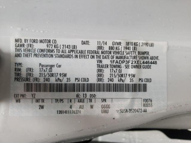 Photo 11 VIN: 1FADP3F2XEL446448 - FORD FOCUS 