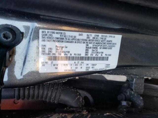 Photo 9 VIN: 1FADP3F2XFL322293 - FORD FOCUS SE 