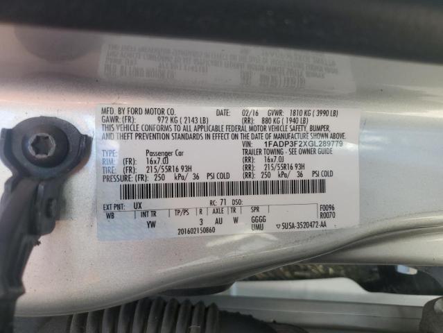 Photo 11 VIN: 1FADP3F2XGL289779 - FORD FOCUS SE 