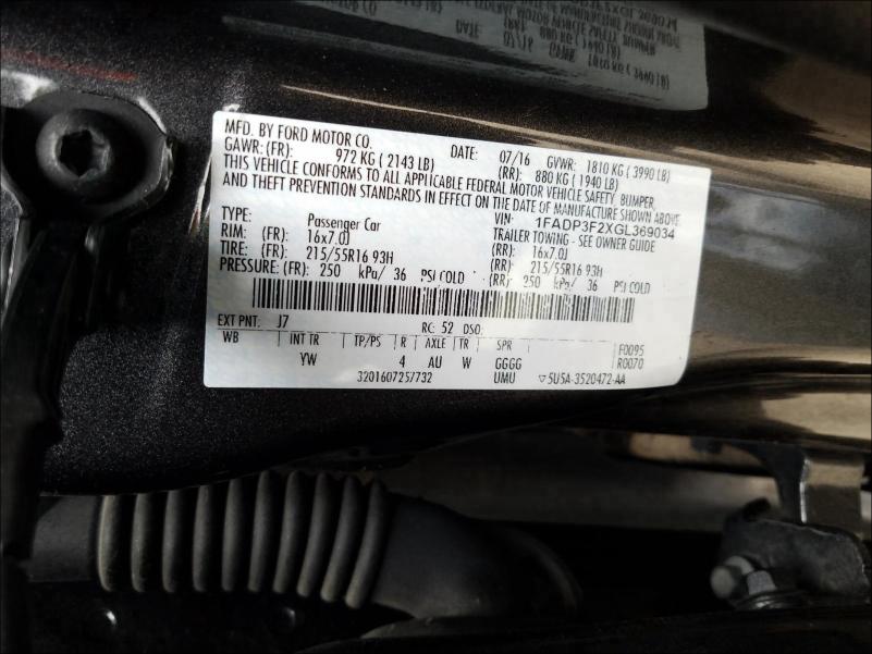 Photo 9 VIN: 1FADP3F2XGL369034 - FORD FOCUS SE 