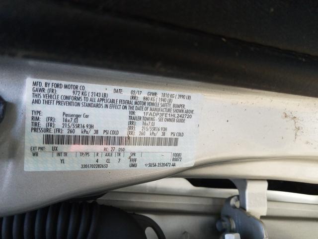 Photo 9 VIN: 1FADP3FE1HL242720 - FORD FOCUS SE 