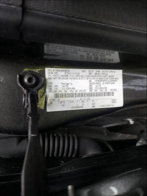 Photo 9 VIN: 1FADP3FE1JL268093 - FORD FOCUS SE 