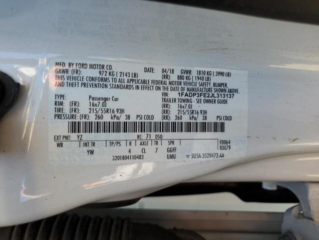 Photo 12 VIN: 1FADP3FE2JL313137 - FORD FOCUS 