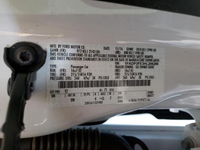 Photo 11 VIN: 1FADP3FE3HL206298 - FORD FOCUS SE 