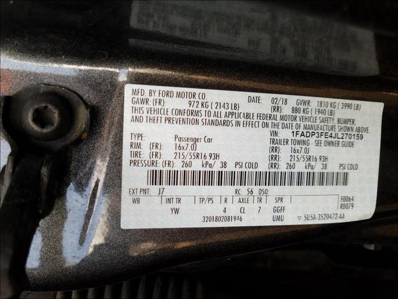 Photo 9 VIN: 1FADP3FE4JL270159 - FORD FOCUS SE 