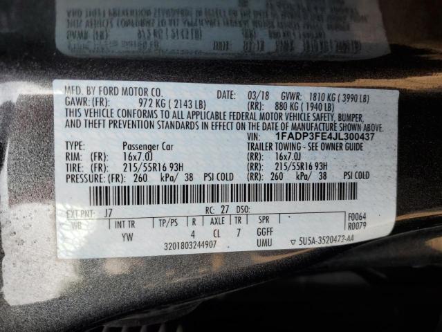 Photo 11 VIN: 1FADP3FE4JL300437 - FORD FOCUS SE 