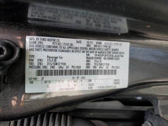 Photo 11 VIN: 1FADP3FE5GL224784 - FORD FOCUS SE 