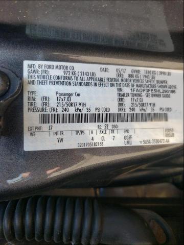 Photo 9 VIN: 1FADP3FE5HL290186 - FORD FOCUS SE 