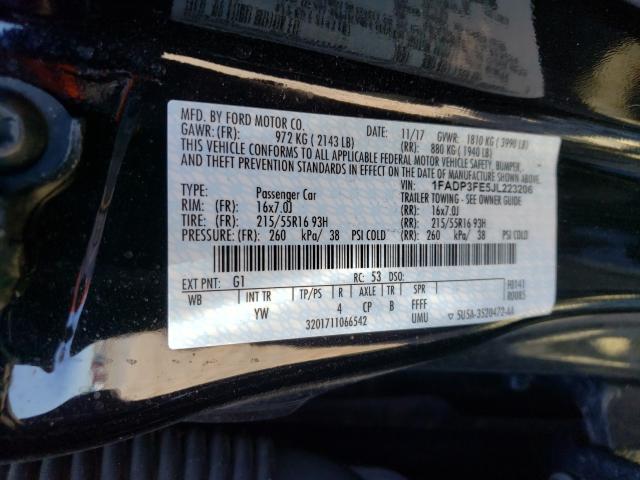 Photo 9 VIN: 1FADP3FE5JL223206 - FORD FOCUS SE 