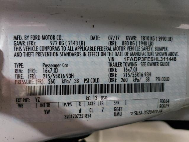 Photo 11 VIN: 1FADP3FE6HL311448 - FORD FOCUS 