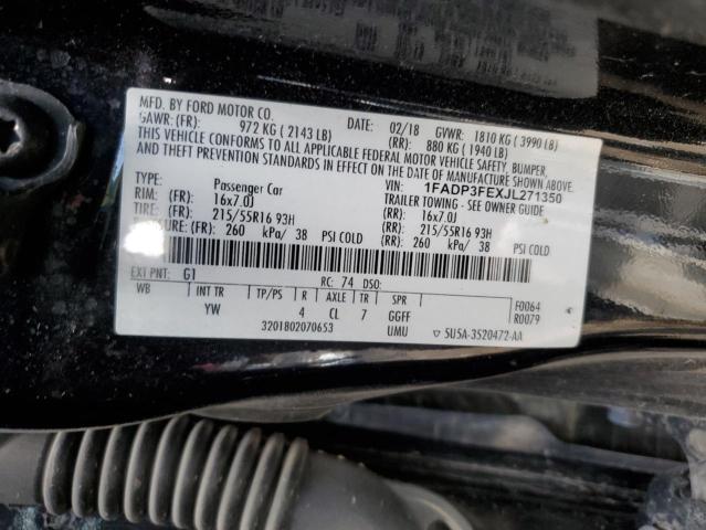 Photo 12 VIN: 1FADP3FEXJL271350 - FORD FOCUS SE 