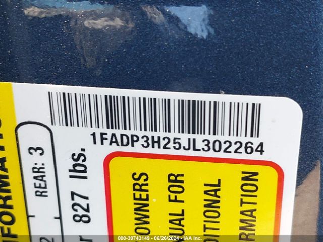 Photo 8 VIN: 1FADP3H25JL302264 - FORD FOCUS 