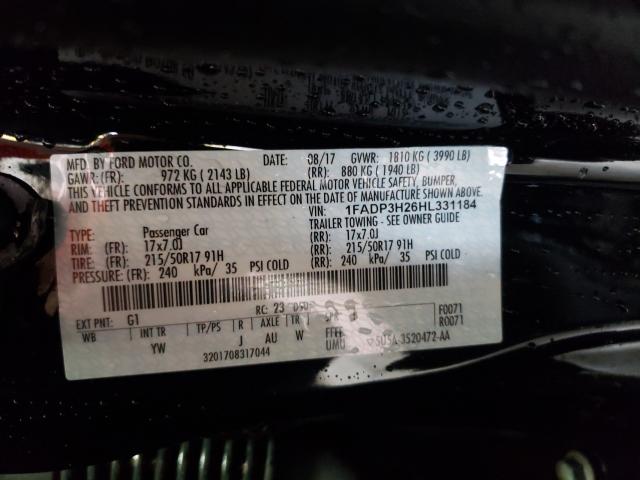 Photo 9 VIN: 1FADP3H26HL331184 - FORD FOCUS SEL 