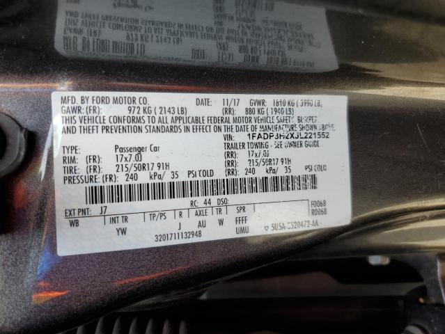 Photo 12 VIN: 1FADP3H2XJL221552 - FORD FOCUS SEL 