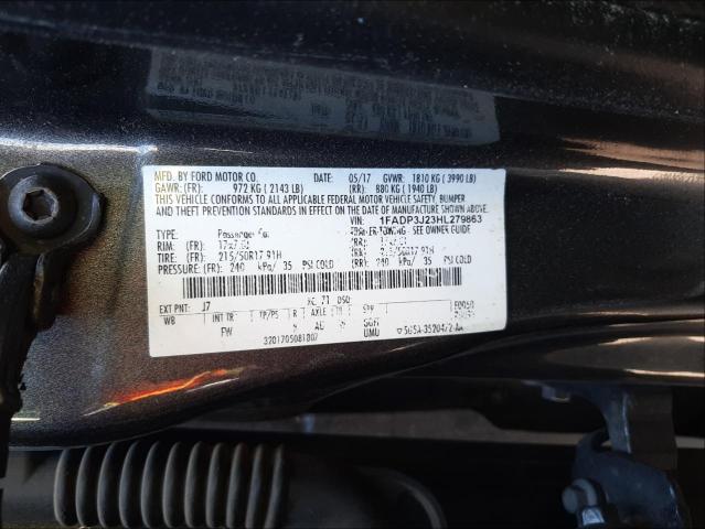 Photo 9 VIN: 1FADP3J23HL279863 - FORD FOCUS TITA 