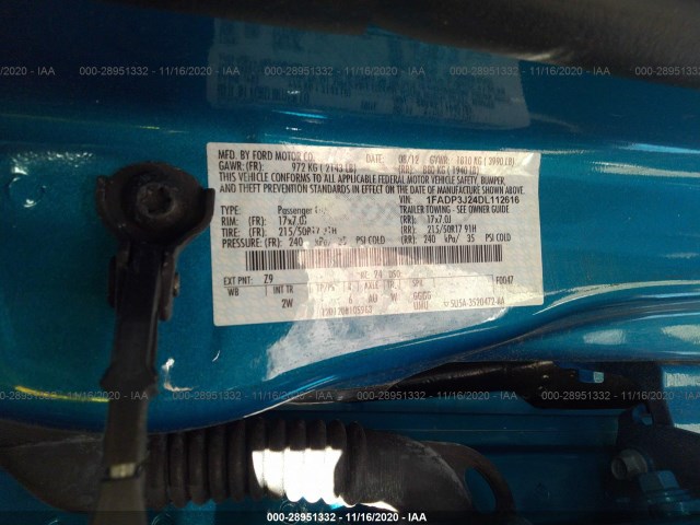 Photo 8 VIN: 1FADP3J24DL112616 - FORD FOCUS 