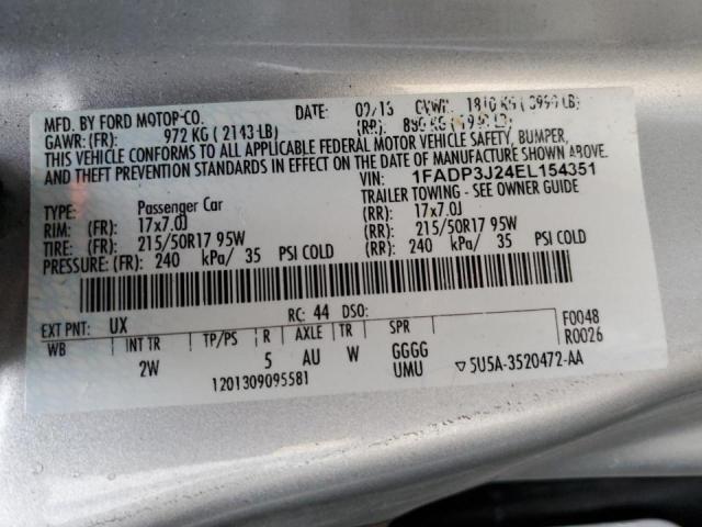 Photo 11 VIN: 1FADP3J24EL154351 - FORD FOCUS TITA 