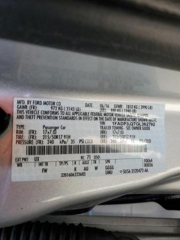 Photo 12 VIN: 1FADP3J27GL362792 - FORD FOCUS TITA 