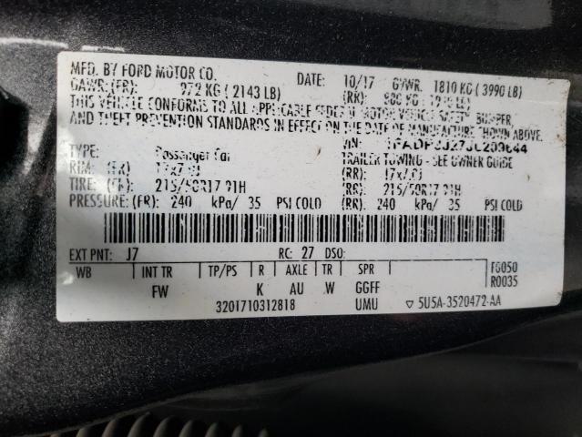 Photo 11 VIN: 1FADP3J27JL209644 - FORD FOCUS 