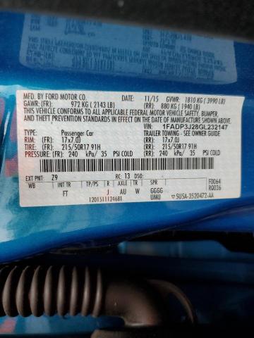 Photo 11 VIN: 1FADP3J28GL232147 - FORD FOCUS TITA 