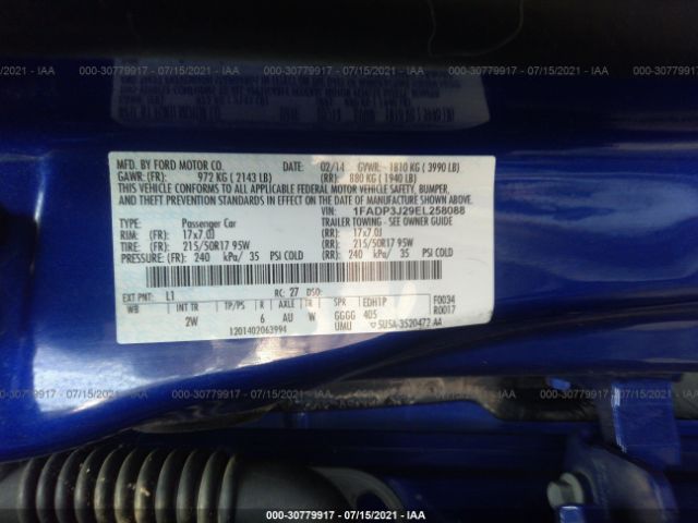 Photo 8 VIN: 1FADP3J29EL258088 - FORD FOCUS 