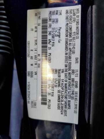 Photo 11 VIN: 1FADP3J29GL238524 - FORD FOCUS 