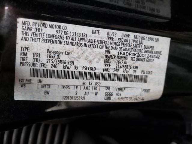 Photo 9 VIN: 1FADP3K20DL249342 - FORD FOCUS 