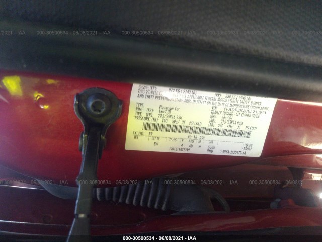 Photo 8 VIN: 1FADP3K20EL213913 - FORD FOCUS 