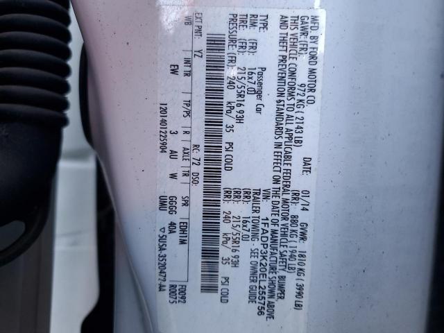 Photo 9 VIN: 1FADP3K20EL255756 - FORD FOCUS SE 