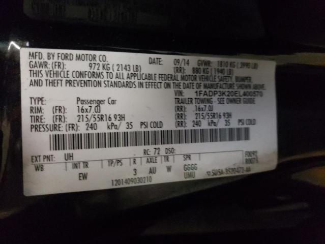 Photo 11 VIN: 1FADP3K20EL400570 - FORD FOCUS SE 