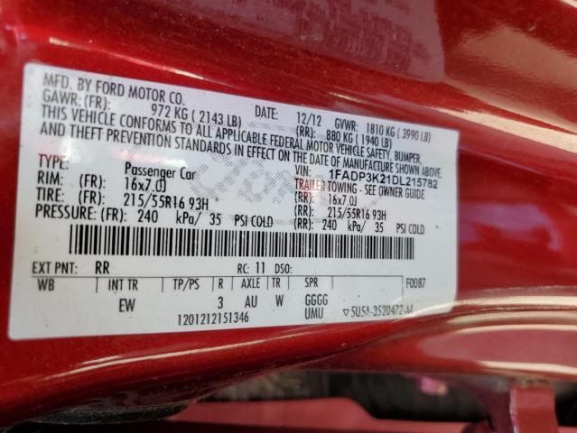 Photo 11 VIN: 1FADP3K21DL215782 - FORD FOCUS 