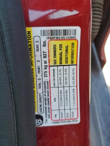 Photo 11 VIN: 1FADP3K21EL143869 - FORD FOCUS 