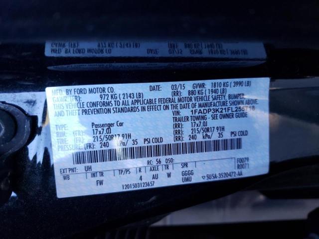 Photo 9 VIN: 1FADP3K21FL255718 - FORD FOCUS SE 