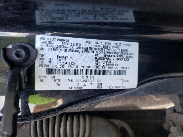 Photo 9 VIN: 1FADP3K22DL139666 - FORD FOCUS SE 