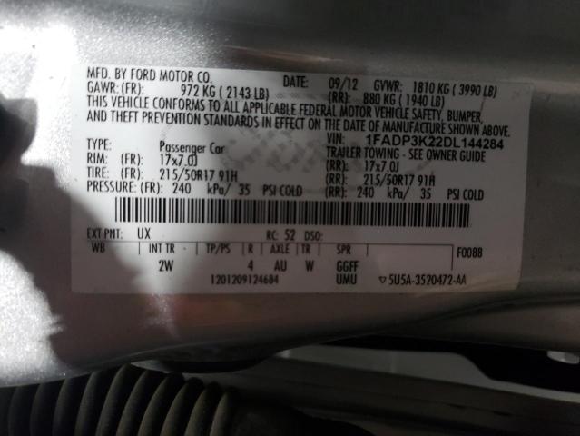 Photo 12 VIN: 1FADP3K22DL144284 - FORD FOCUS SE 