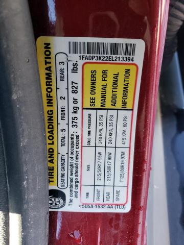 Photo 13 VIN: 1FADP3K22EL213394 - FORD FOCUS SE 