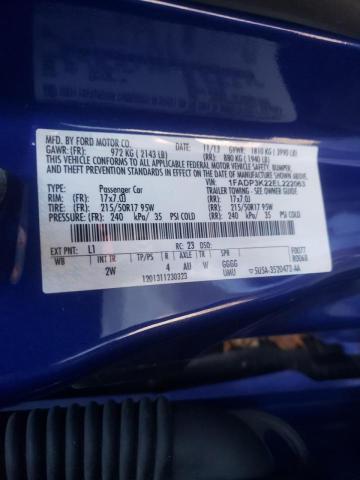 Photo 9 VIN: 1FADP3K22EL222063 - FORD FOCUS SE 