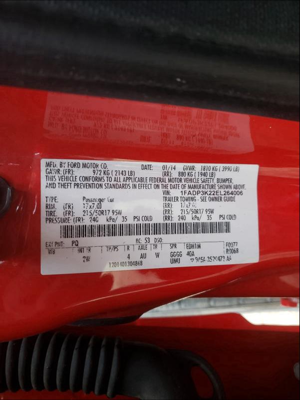 Photo 9 VIN: 1FADP3K22EL264006 - FORD FOCUS SE 