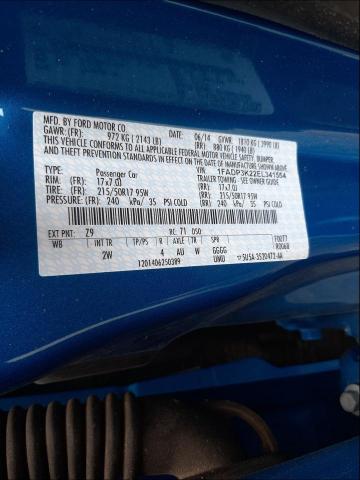 Photo 9 VIN: 1FADP3K22EL341554 - FORD FOCUS SE 