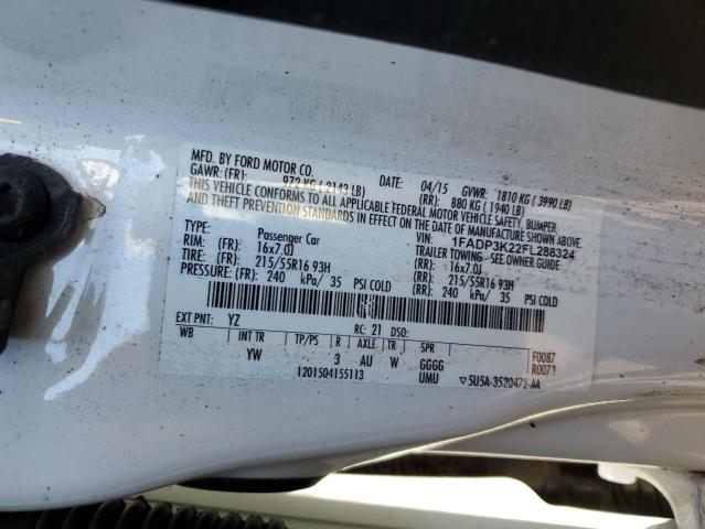 Photo 11 VIN: 1FADP3K22FL288324 - FORD FOCUS SE 