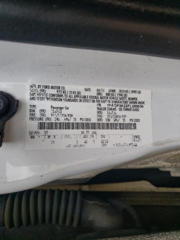 Photo 9 VIN: 1FADP3K22FL289036 - FORD FOCUS SE 