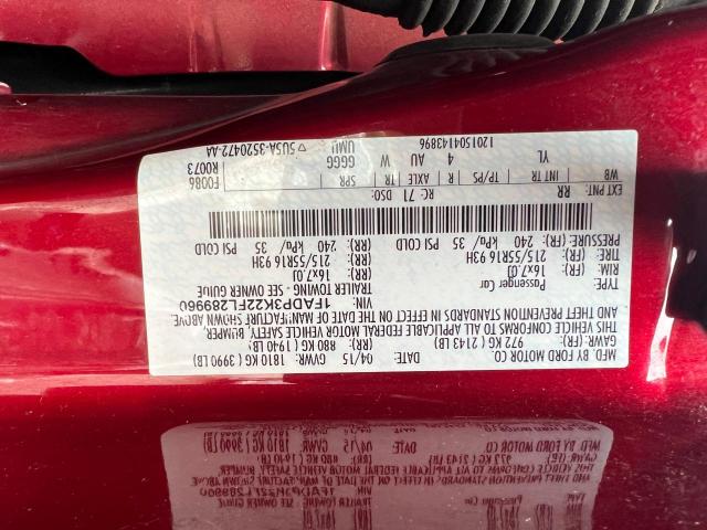 Photo 9 VIN: 1FADP3K22FL289960 - FORD FOCUS SE 