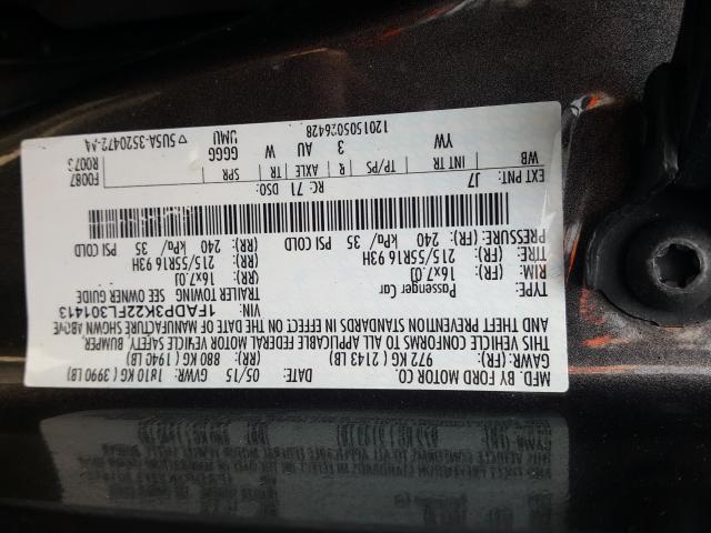 Photo 9 VIN: 1FADP3K22FL301413 - FORD FOCUS SE 